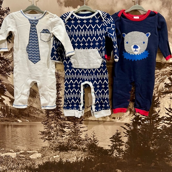Vera Bradley Other - Three Luxe Boys Baby Outfits 3-6m